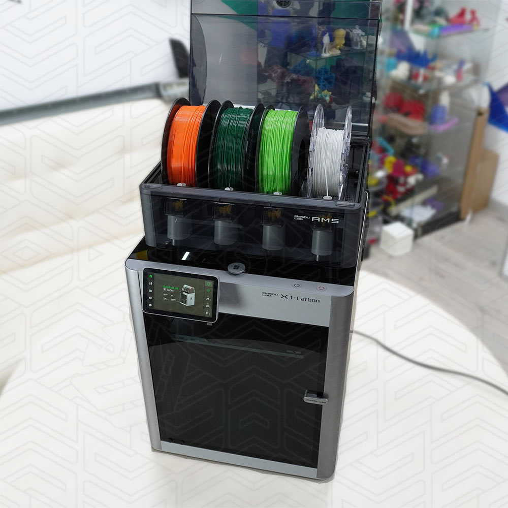 Фото 3D принтер Bambu Lab X1 Carbon Combo (X1CC) (EU) (без НДС)