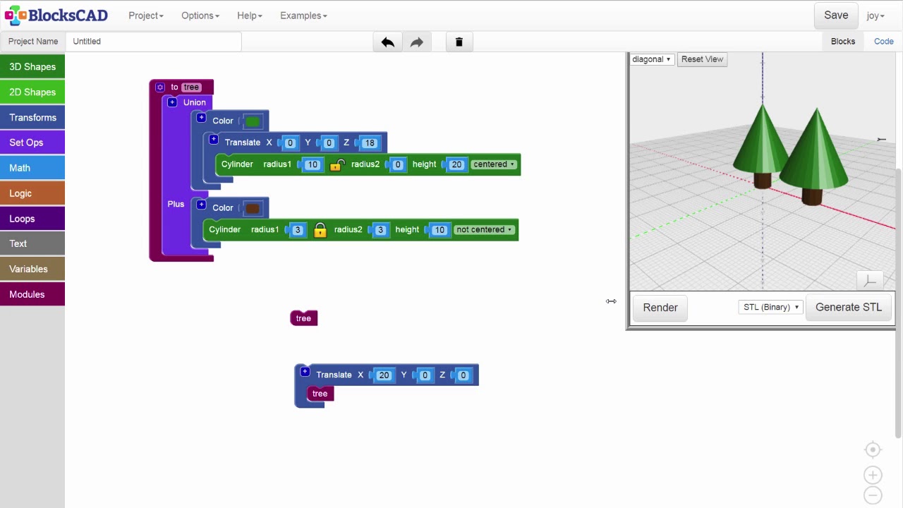 BlocksCAD